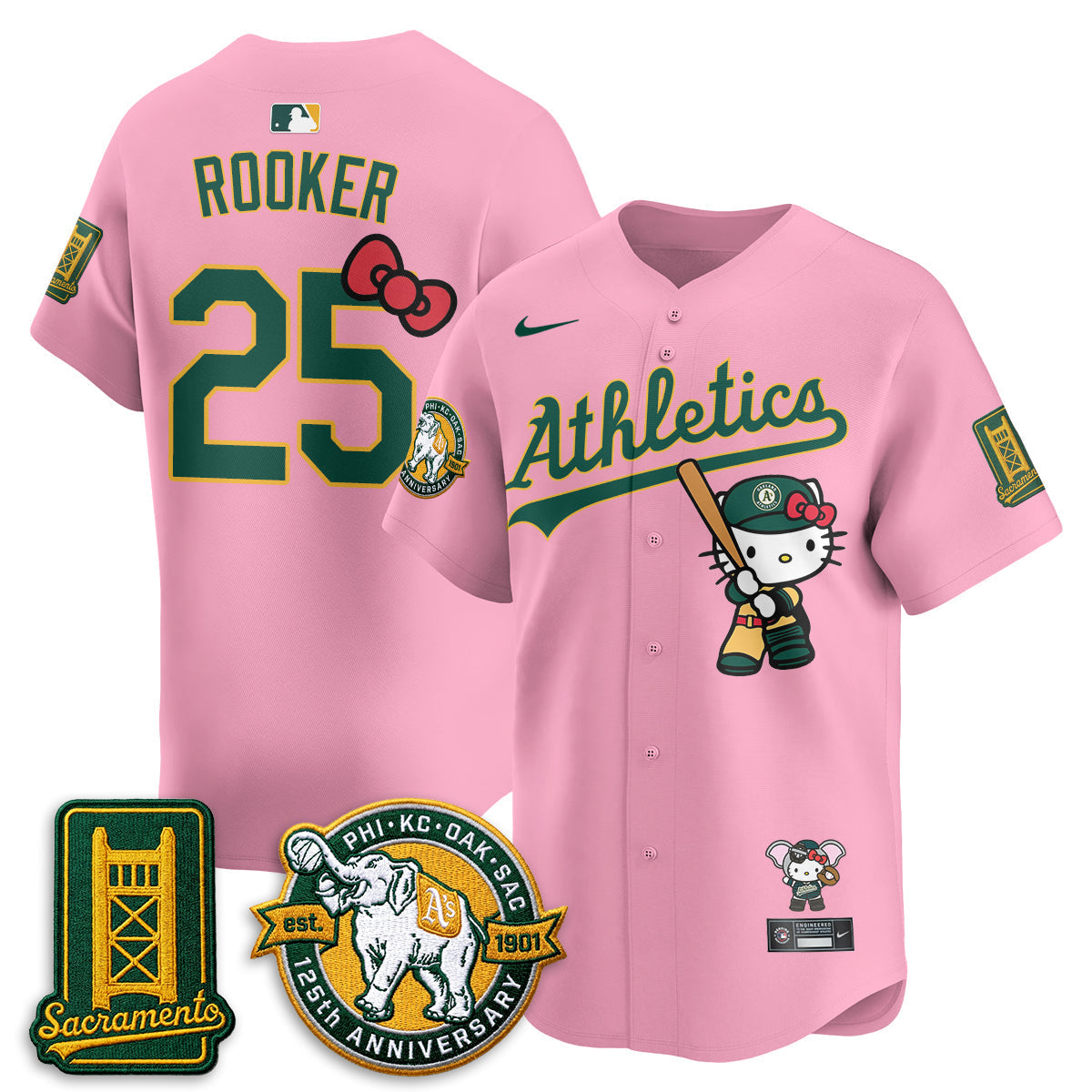 Athletics x Meow KT 2026 Vapor Limited Jersey - Stitched