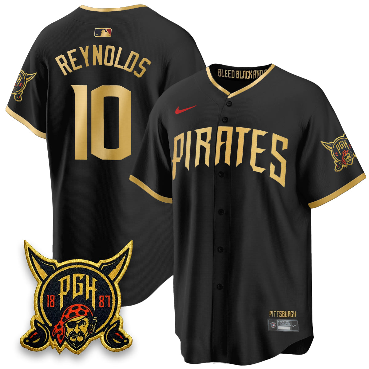 Pittsburgh Pirates 2026 City Connect Vapor Limited Jersey - Stitched
