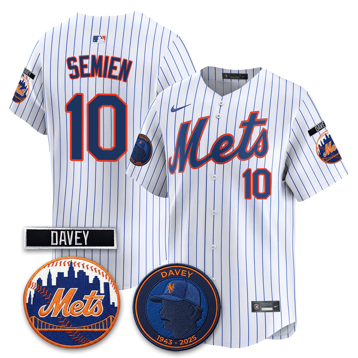 New York Mets 2026 Davey Johnson In Memoriam Vapor Limited Jersey - Stitched-Cuztomshoes