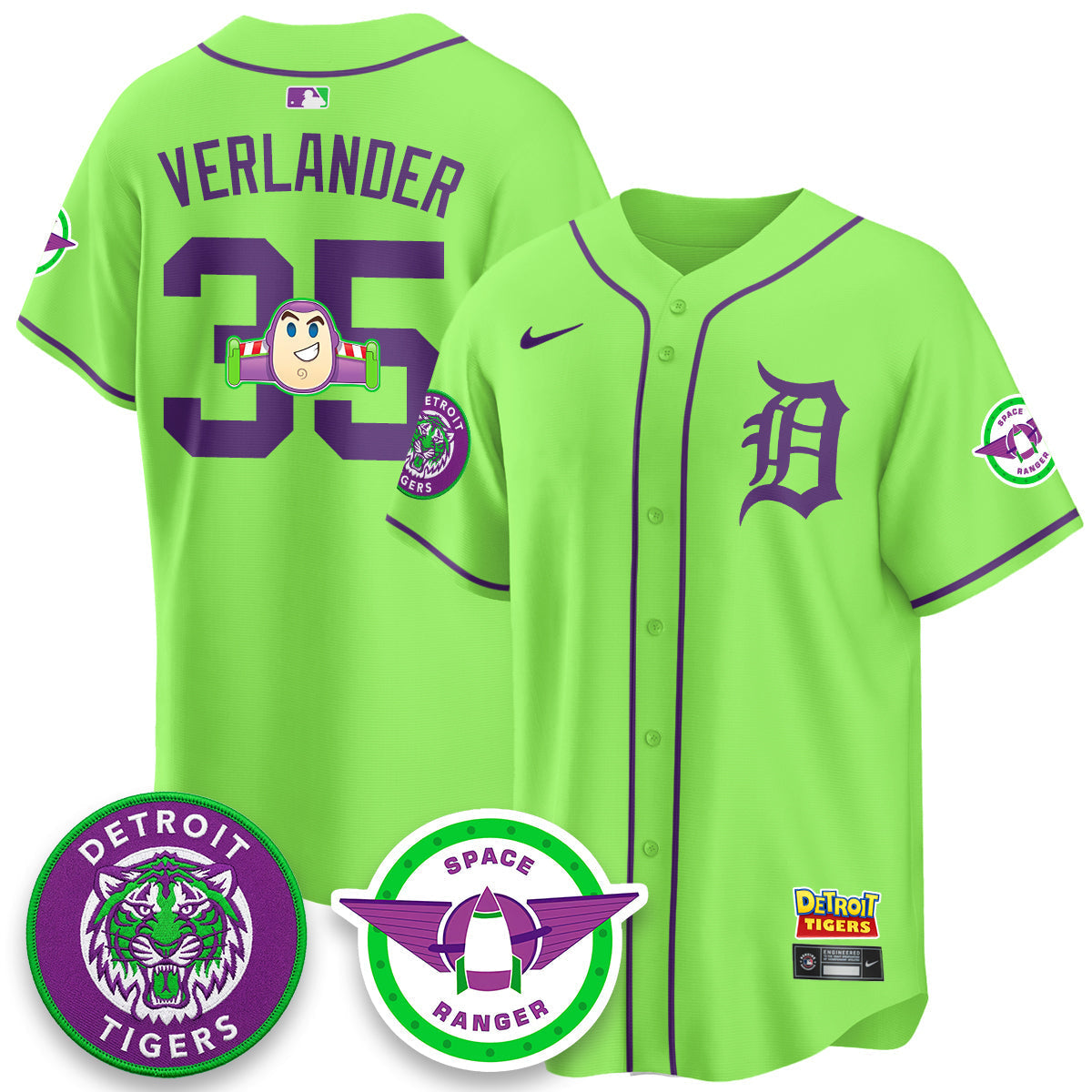 Detroit Tigers 2026 Space Ranger Edition Vapor Limited Jersey - Stitched