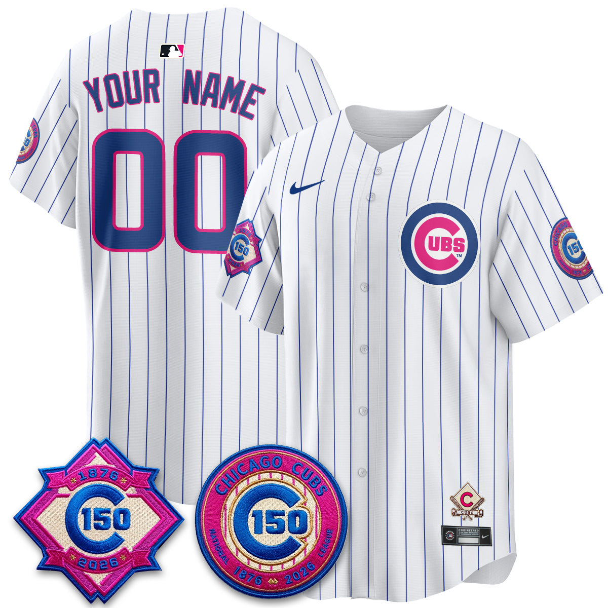 Chicago Cubs x "Graduation" Vapor Limited Custom Jersey - Stitched