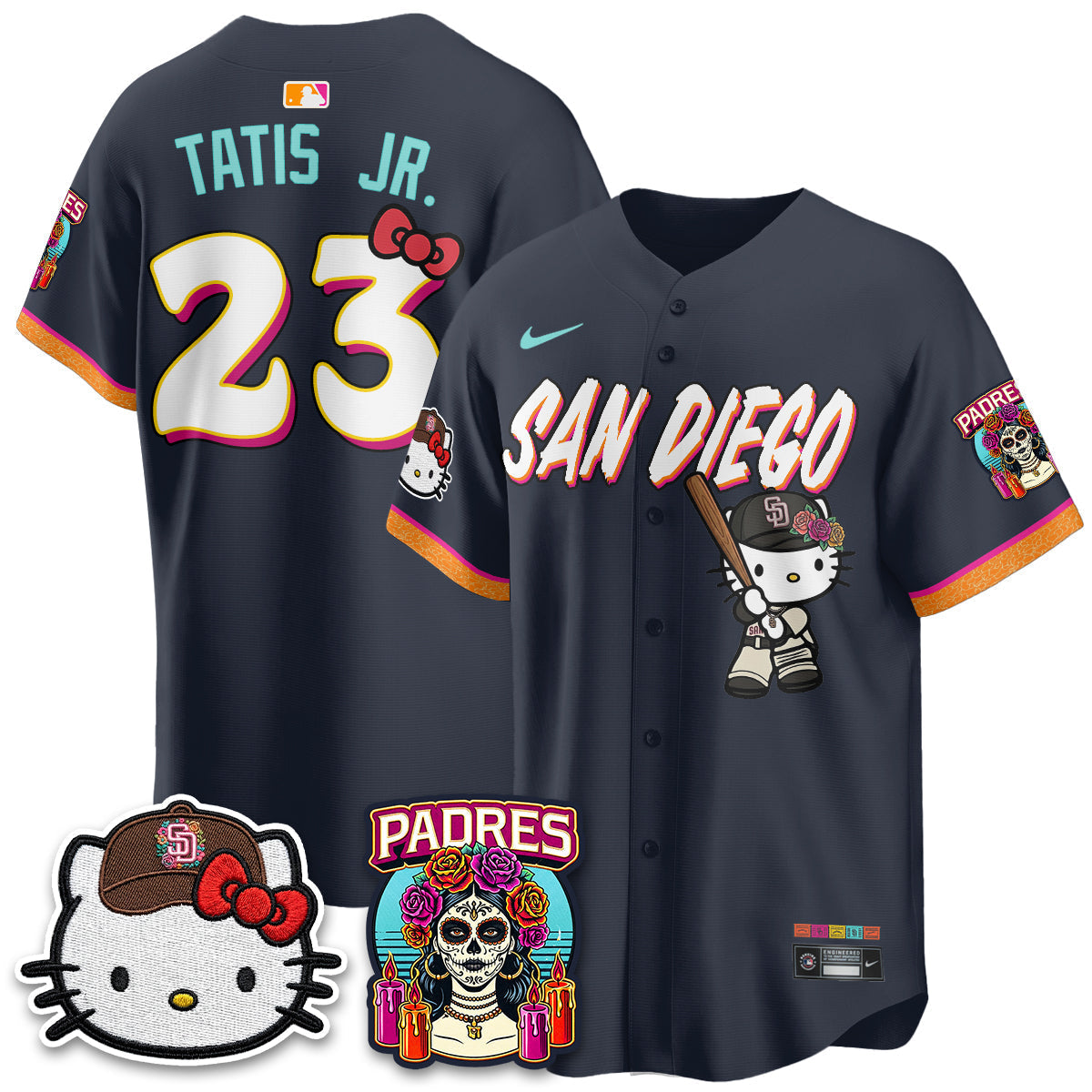 San Diego Padres 2026 City Connect x Meow KT Vapor Limited Jersey - Stitched