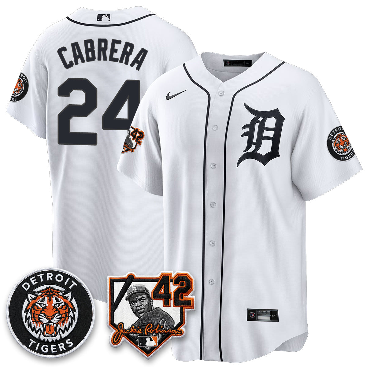 Detroit Tigers 2026 Jackie Robinson Day Vapor Limited Jersey - Stitched