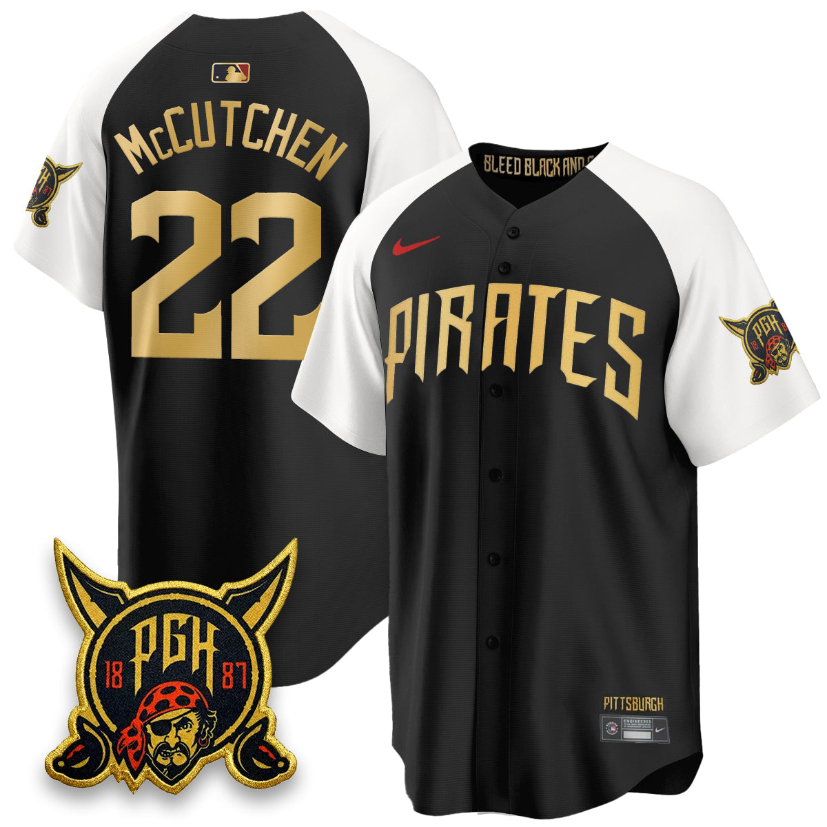 Pittsburgh Pirates 2026 City Connect Vapor Limited Jersey - Stitched