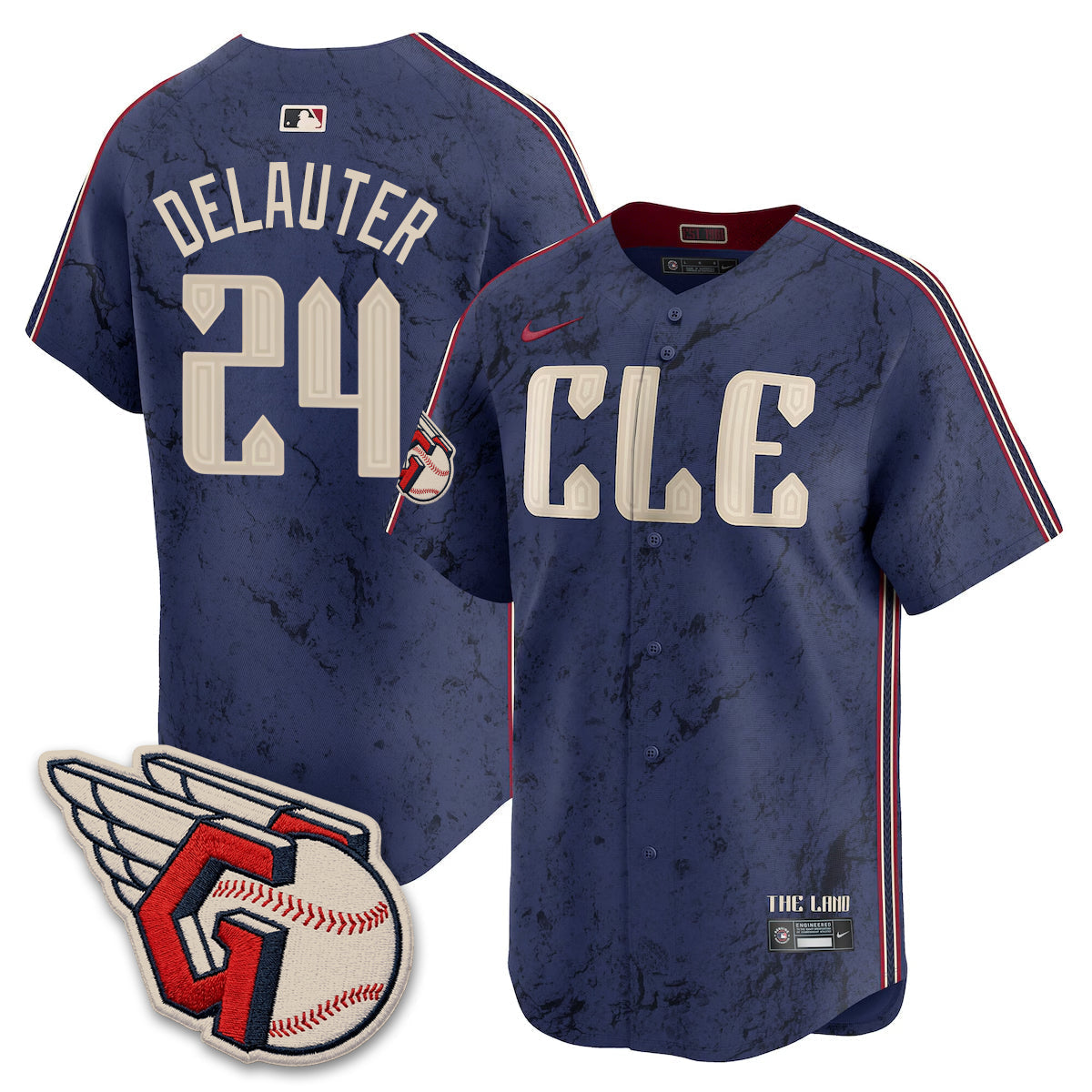 Cleveland Guardians 2026 Black Out Style Limited Vapor Jersey - Stitched