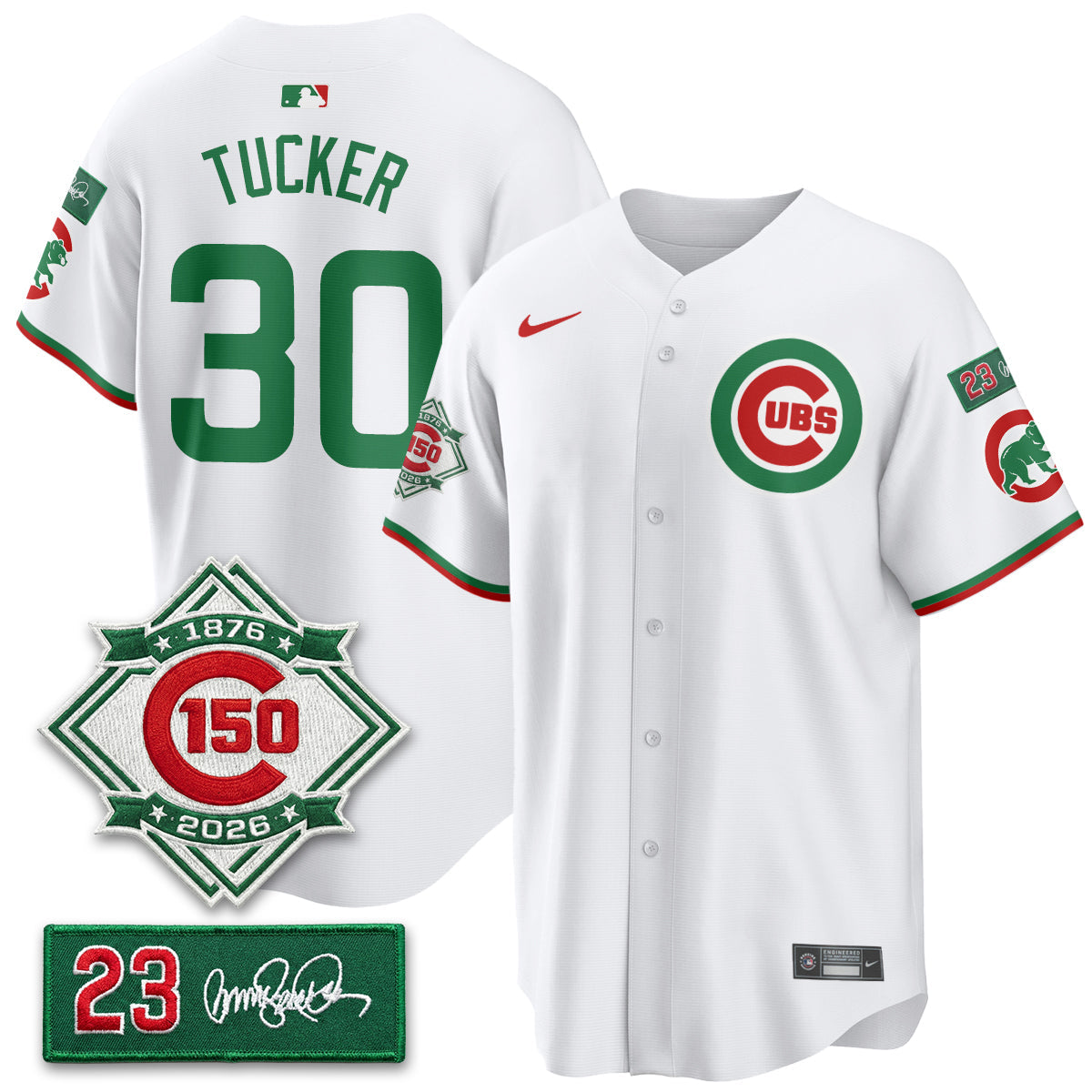 Chicago Cubs Limited Mexico Jersey - 150th Anniversary + Ryne Sandberg Tribute Patch Stitched
