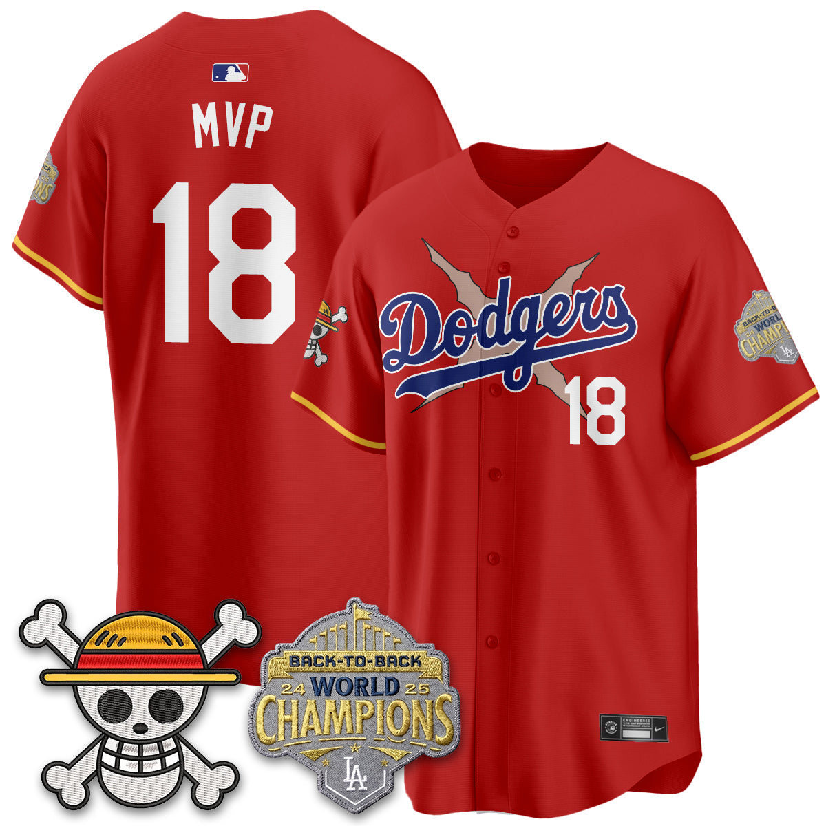 Los Angeles Dodgers x OP Vapor Jersey -Stitched V2-Cuztomshoes