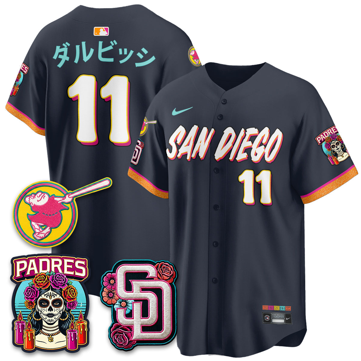 San Diego Padres 2026 City Connect Vapor Premier Limited Jersey - Stitched V2
