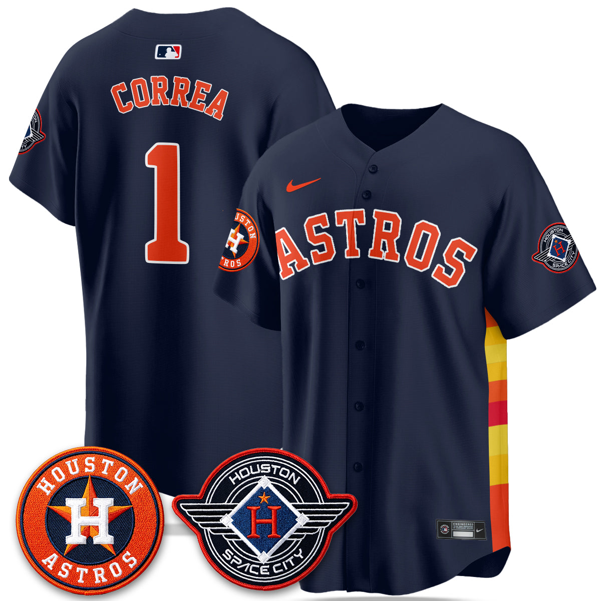 Houston Astros 2026 Space City Vapor Limited Jersey - Stitched-Cuztomshoes
