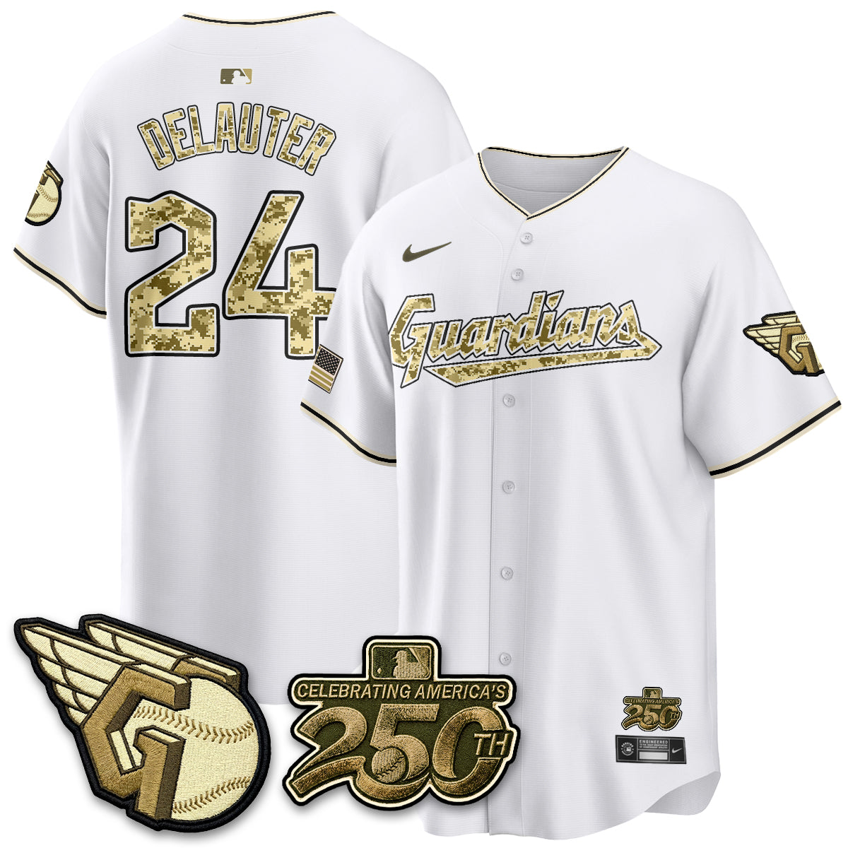 Cleveland Guardians Salute to Service 2026 Vapor Limited Jersey - Stitched