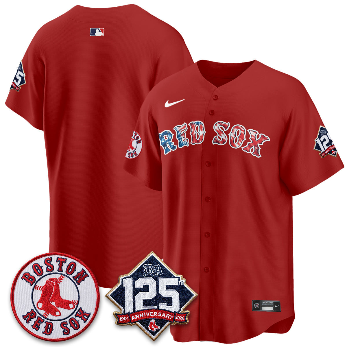 Boston Red Sox Americana 2026 Vapor Limited Jersey - Stitched