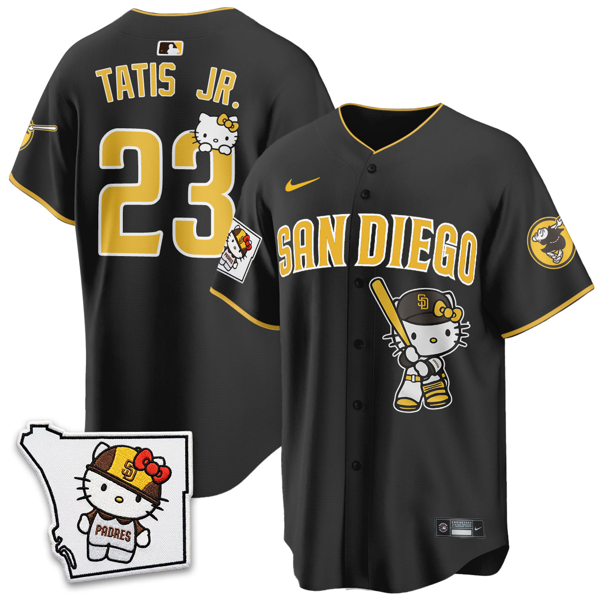 San Diego Padres x Meow KT Vapor Limited Jersey - Stitched V2