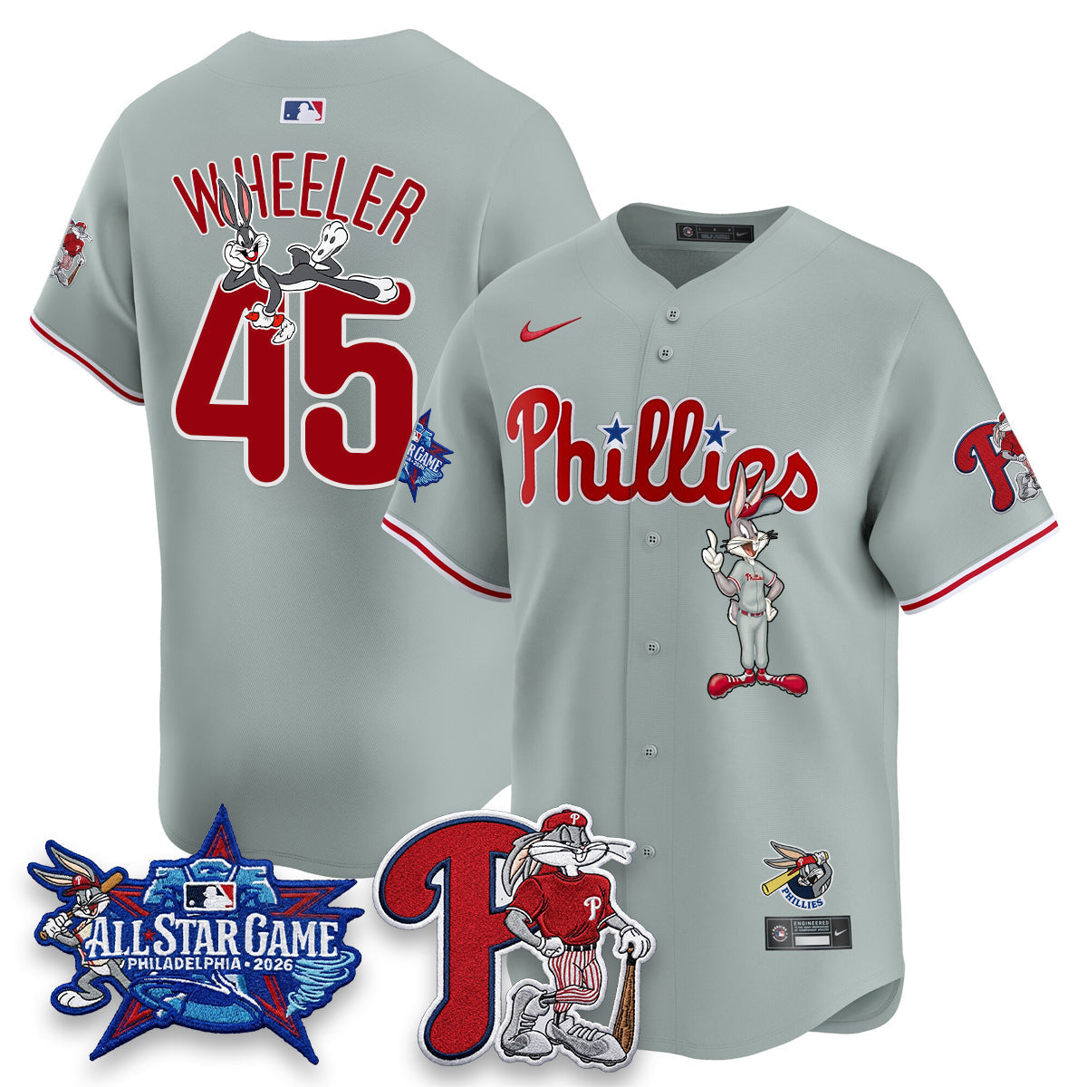 Philadelphia Phillies x Bunny Vapor Premier Limited Jersey - Stitched