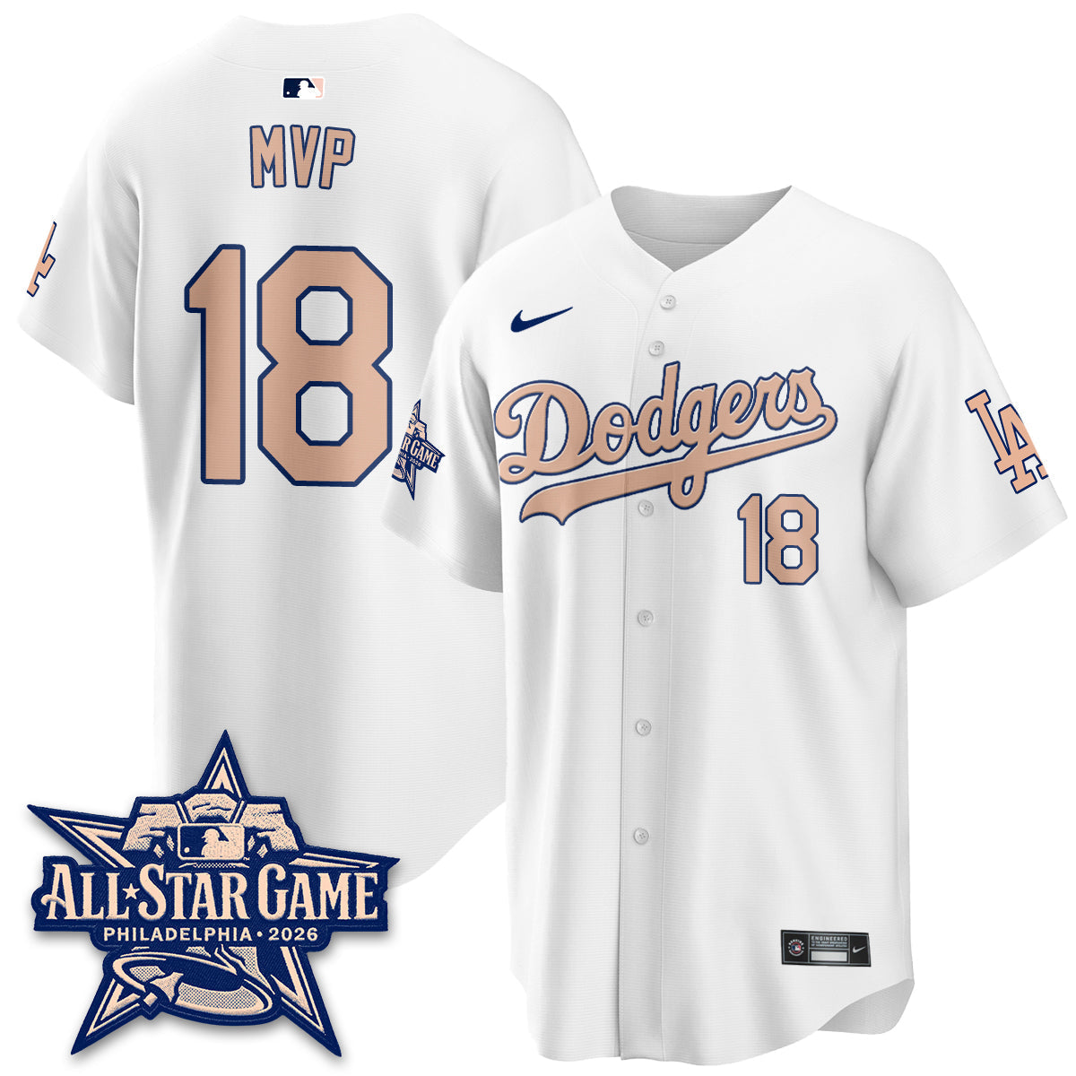 Los Angeles Dodgers All Star Game 2026 Vapor Jersey - Stitched-Cuztomshoes