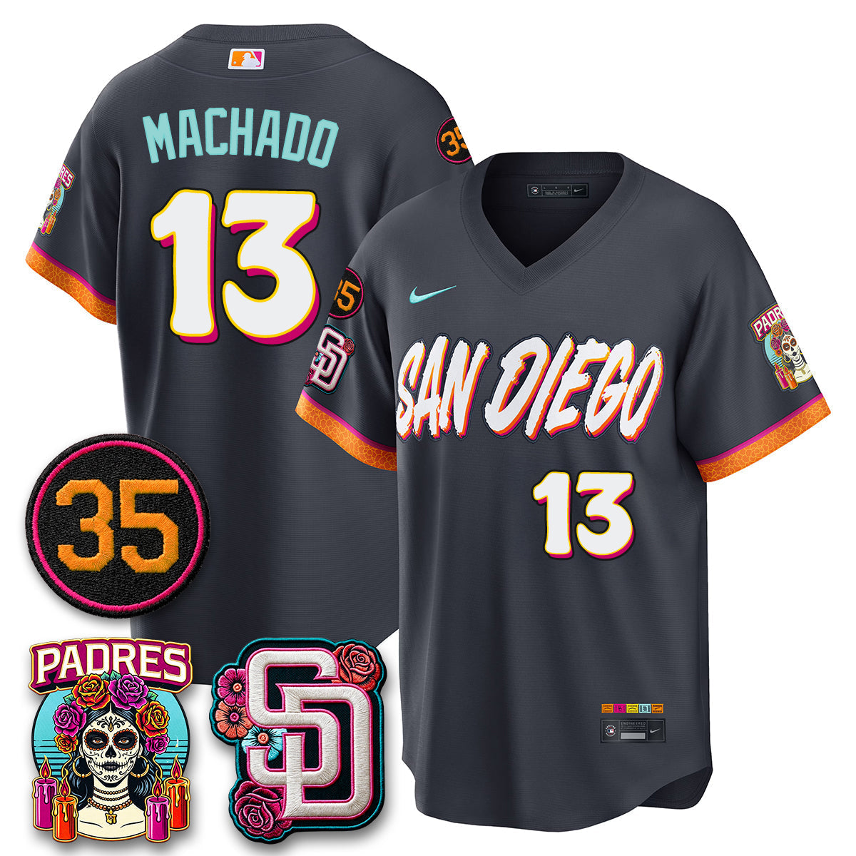 San Diego Padres 2026 City Connect Vapor Limited Jersey - Stitched V3