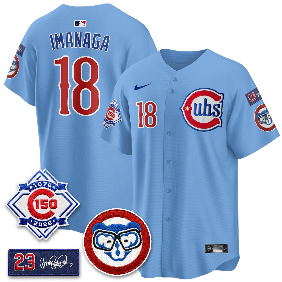 Chicago Cubs 150th Anniversary Holy Cow Vapor Premier Limited Jersey - Stitched