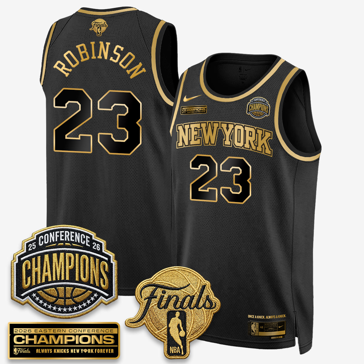 New York Knicks 2026 Basketball Eastern Conference Champions Vapor Special Edition Jersey - Stitched-Cuztomshoes