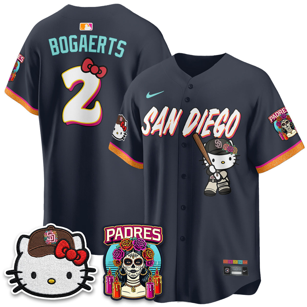San Diego Padres 2026 City Connect x Meow KT Vapor Limited Jersey - Stitched