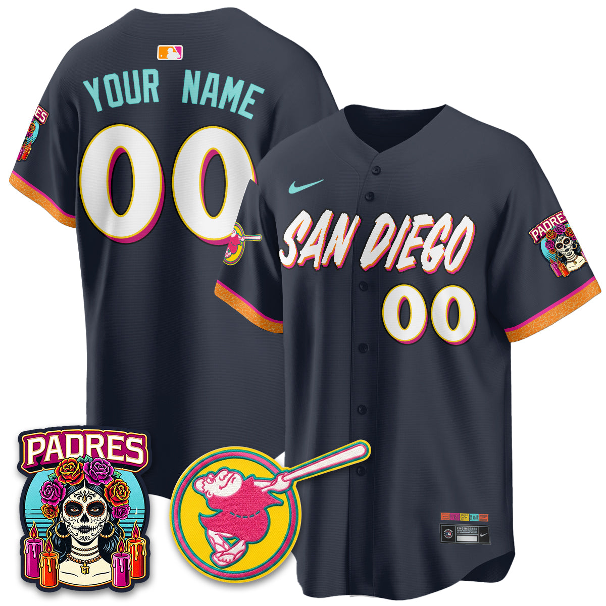 San Diego Padres 2026 City Connect Vapor Premier Limited Custom Jersey - Stitched V2