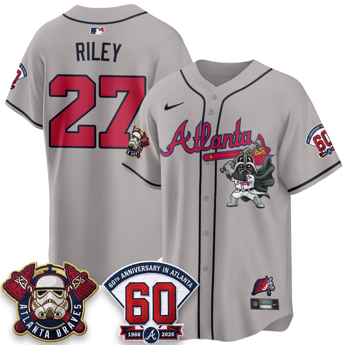 Atlanta Braves x SW Vapor Limited Jersey - Stitched