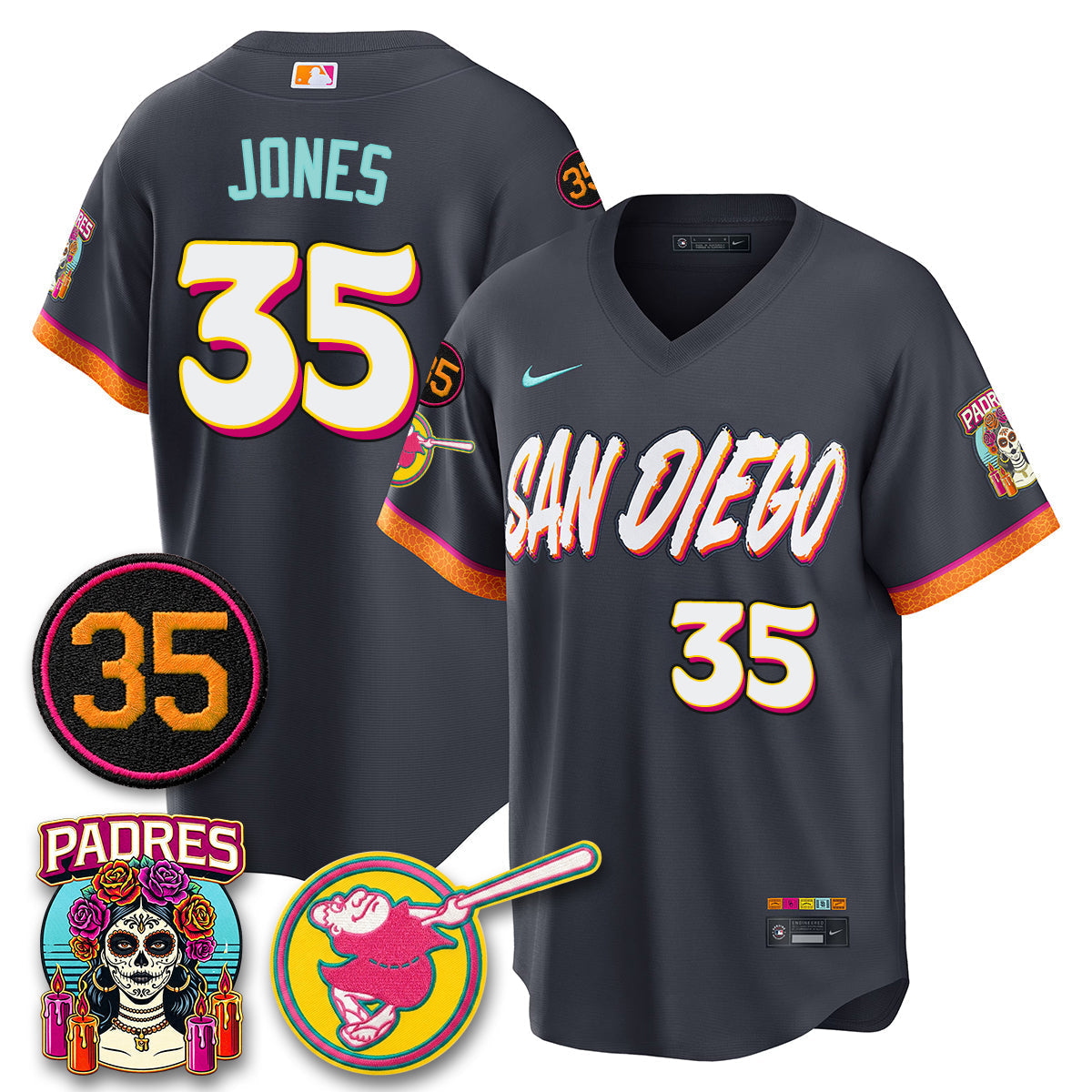 San Diego Padres 2026 City Connect Vapor Limited Jersey - Stitched V3