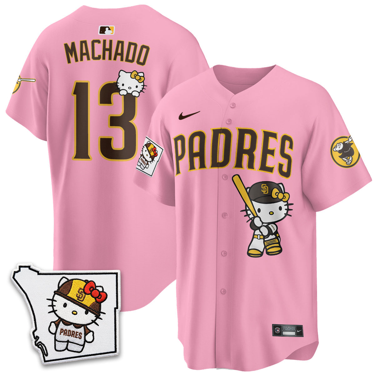 San Diego Padres x Meow KT Vapor Limited Jersey - Stitched V2