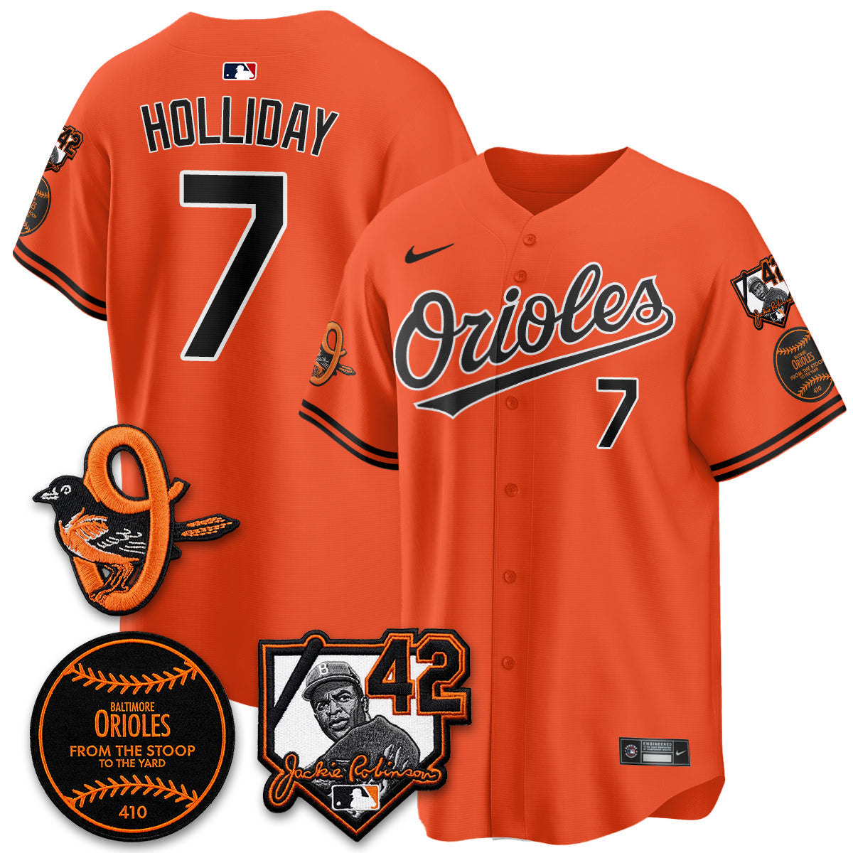 Baltimore Orioles 2026 Jackie Robinson Day Vapor Limited Jersey - Stitched-Cuztomshoes