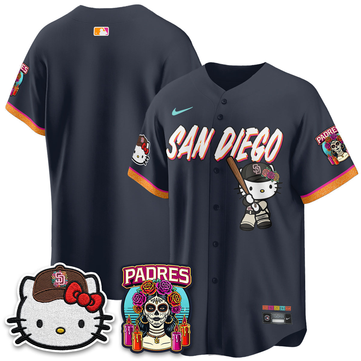 San Diego Padres 2026 City Connect x Meow KT Vapor Limited Jersey - Stitched