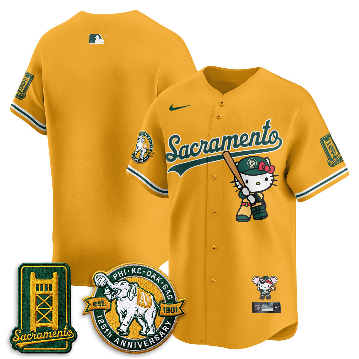 Athletics x Meow KT 2026 Vapor Limited Jersey - Stitched