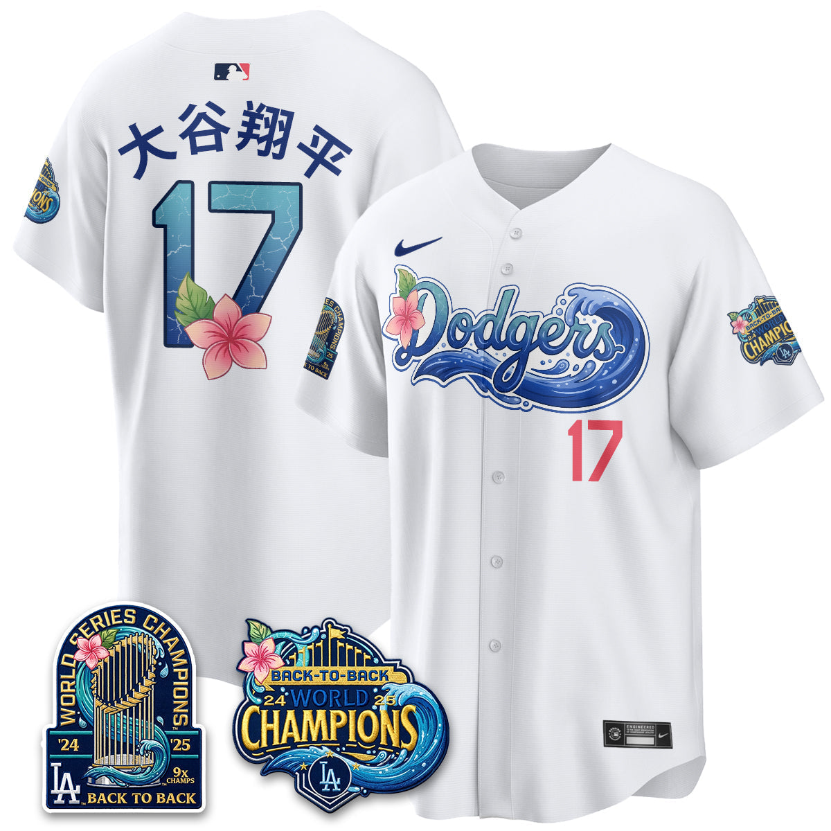 Los Angeles Dodgers Aloha Spirit Vapor Limited Jersey - Stitched-Cuztomshoes
