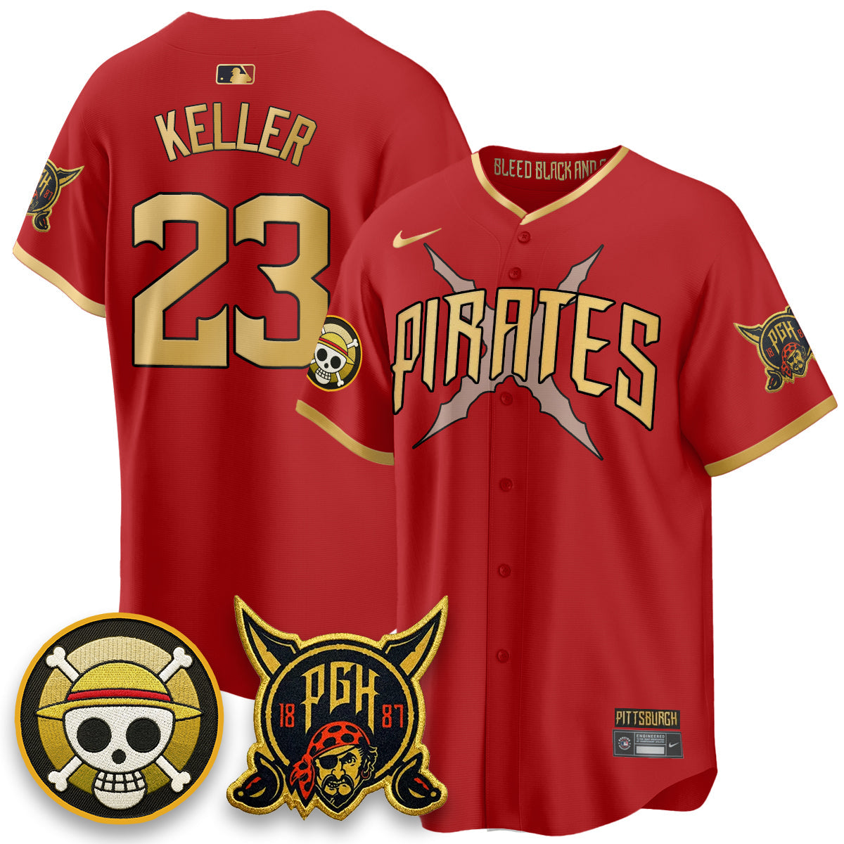 Pittsburgh Pirates 2026 City Connect x OP Vapor Limited Jersey - Stitched