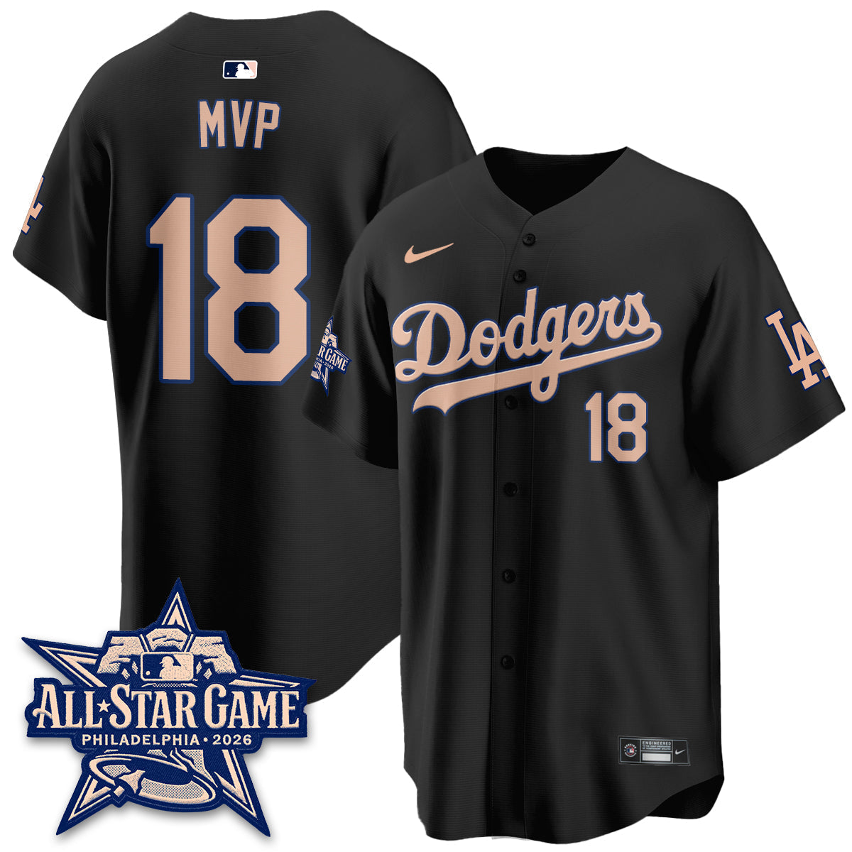 Los Angeles Dodgers All Star Game 2026 Vapor Jersey - Stitched-Cuztomshoes