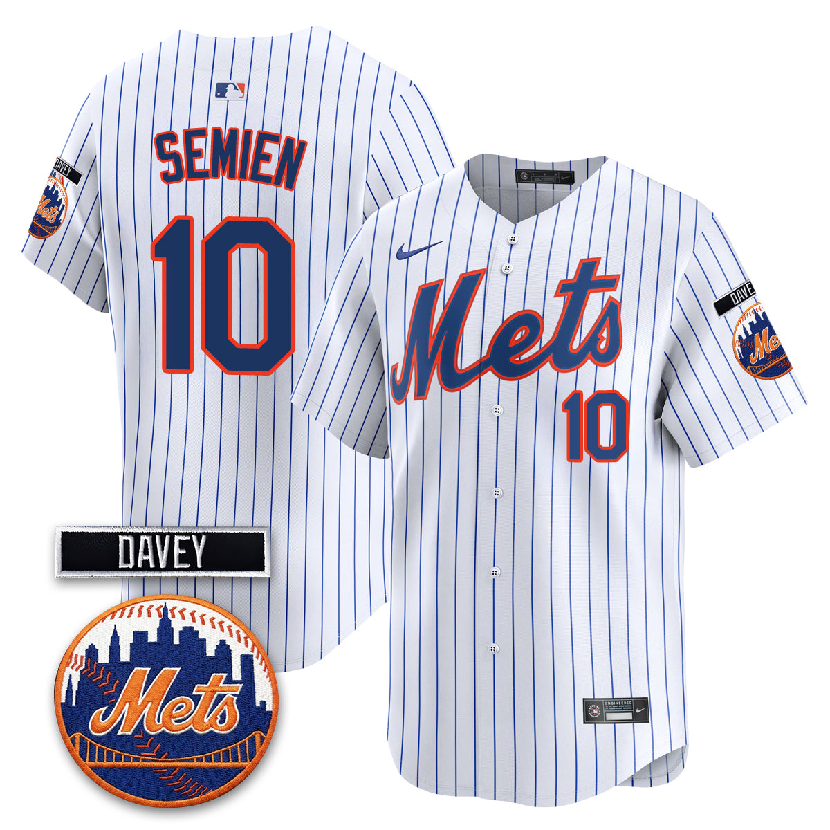 New York Mets 2026 Davey Johnson Memorial Vapor Limited Jersey - Stitched