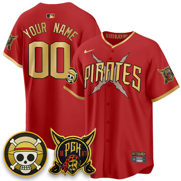 Pittsburgh Pirates 2026 City Connect x OP Vapor Limited Custom Jersey - Stitched