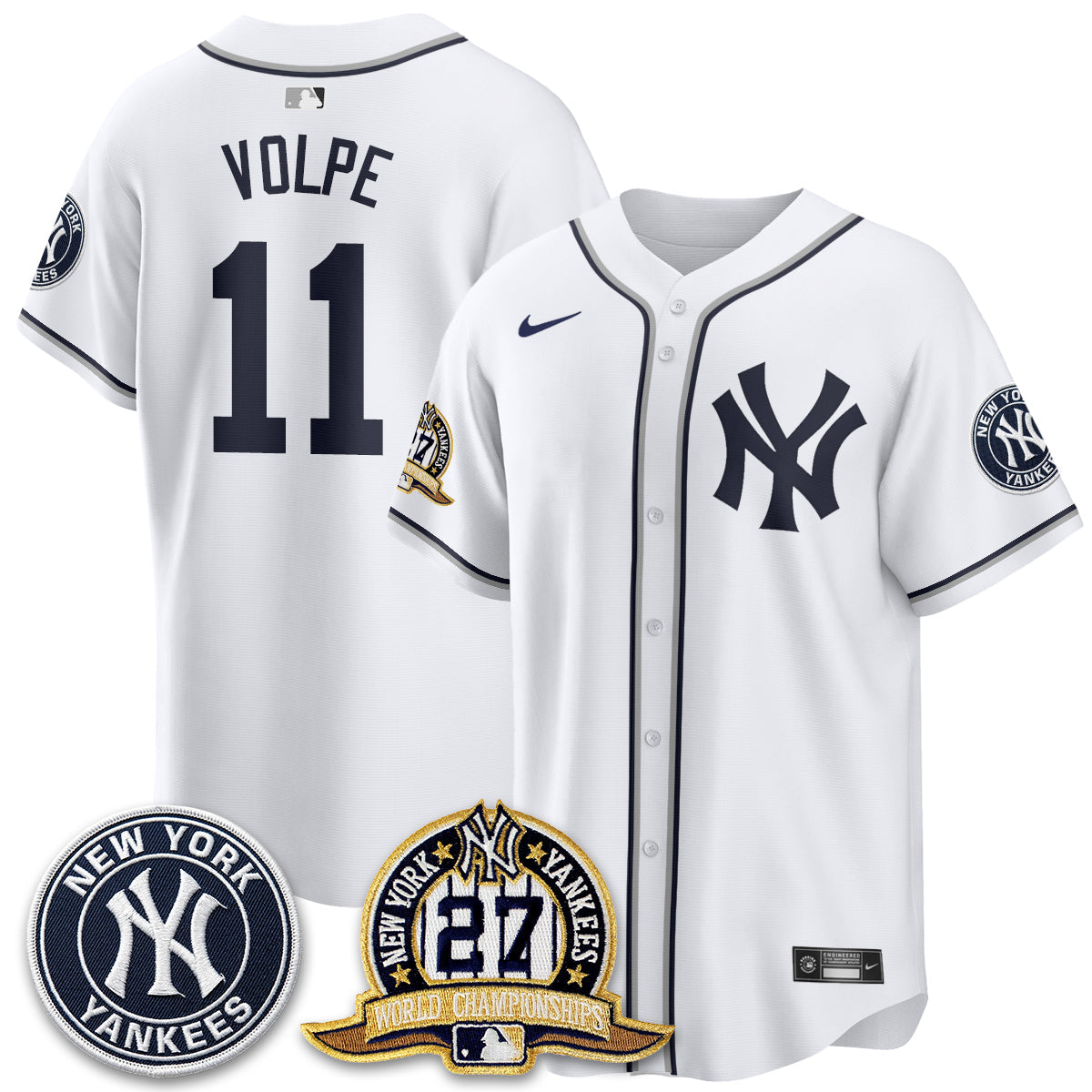 New York Yankees 2026 Black Out Style Vapor Limited Jersey - Stitched