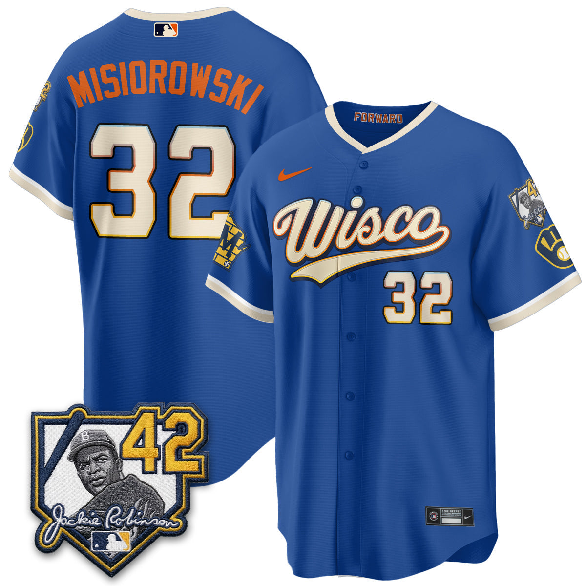 Milwaukee Brewers 2026 New Era Vapor Limited Jersey - Stitched-Cuztomshoes
