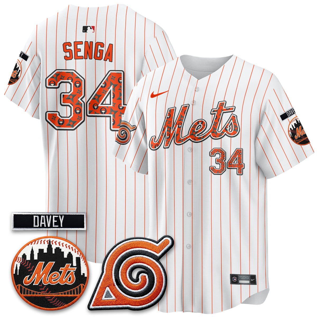 New York Mets x Naruto Nights 2026 Vapor Limited Jersey - Stitched V2