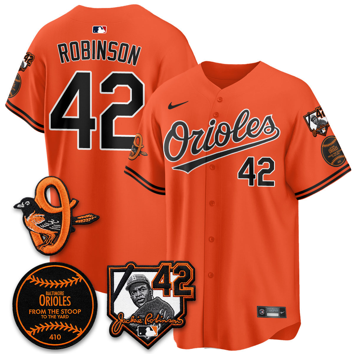 Baltimore Orioles 2026 Jackie Robinson Day Vapor Limited Jersey - Stitched-Cuztomshoes