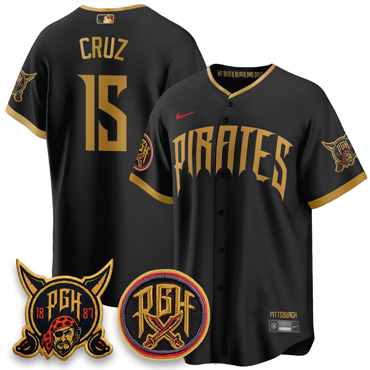 Pittsburgh Pirates 2026 City Connect Vapor Premier Limited Jersey - Stitched