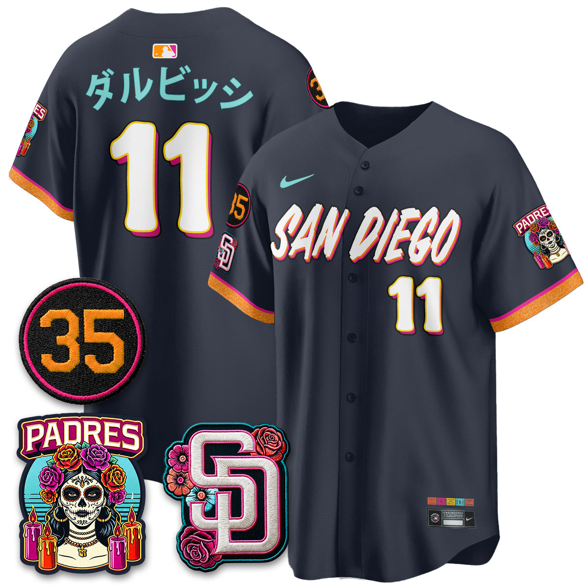 San Diego Padres 2026 City Connect Vapor Premier Limited Jersey - Stitched V2