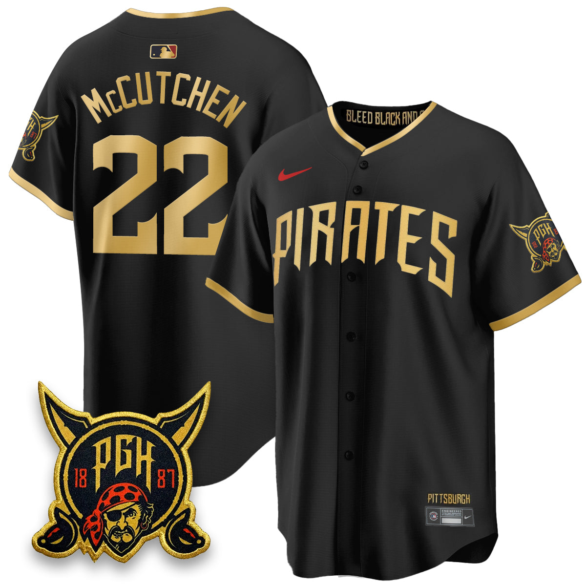Pittsburgh Pirates 2026 City Connect Vapor Limited Jersey - Stitched
