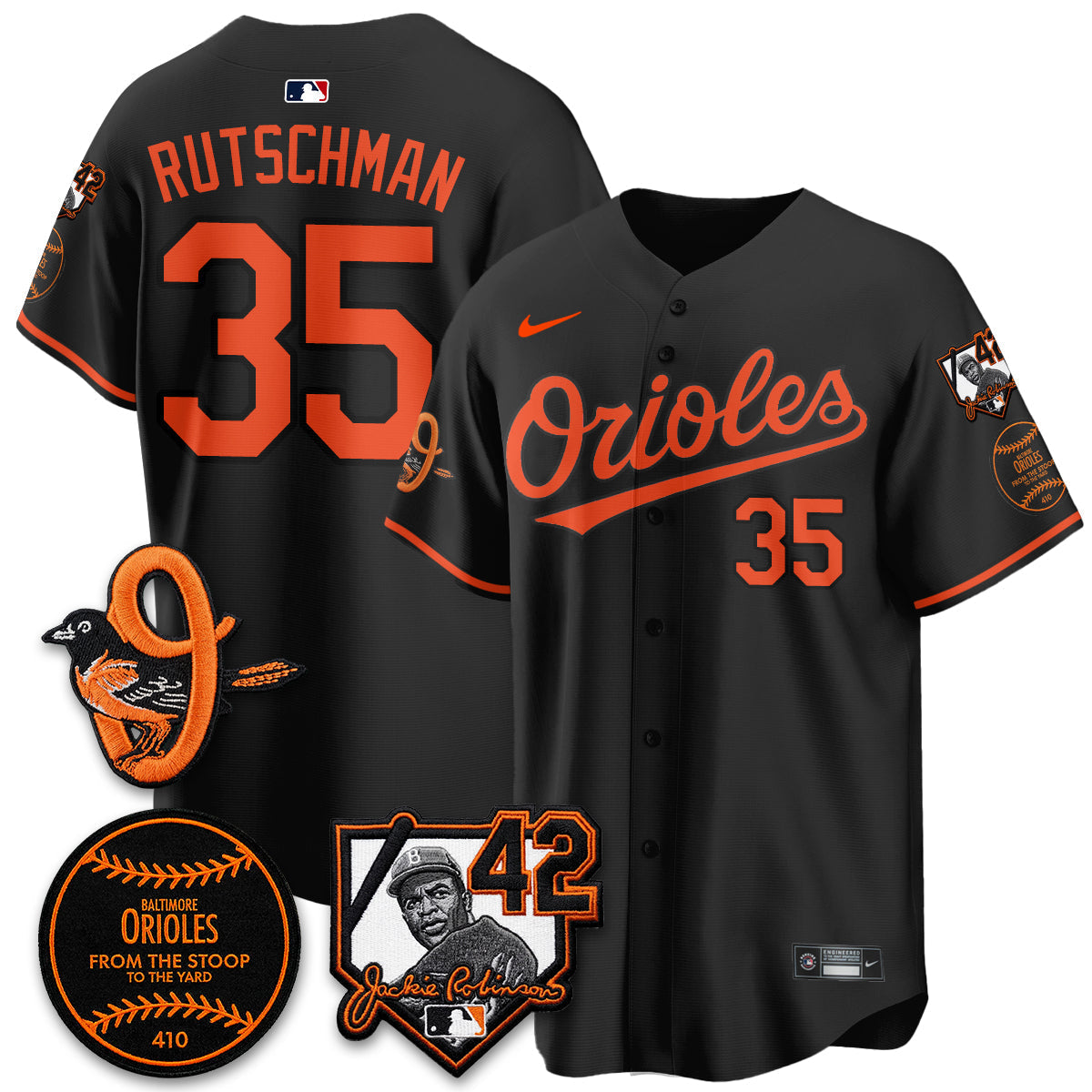 Baltimore Orioles 2026 Jackie Robinson Day Vapor Limited Jersey - Stitched-Cuztomshoes