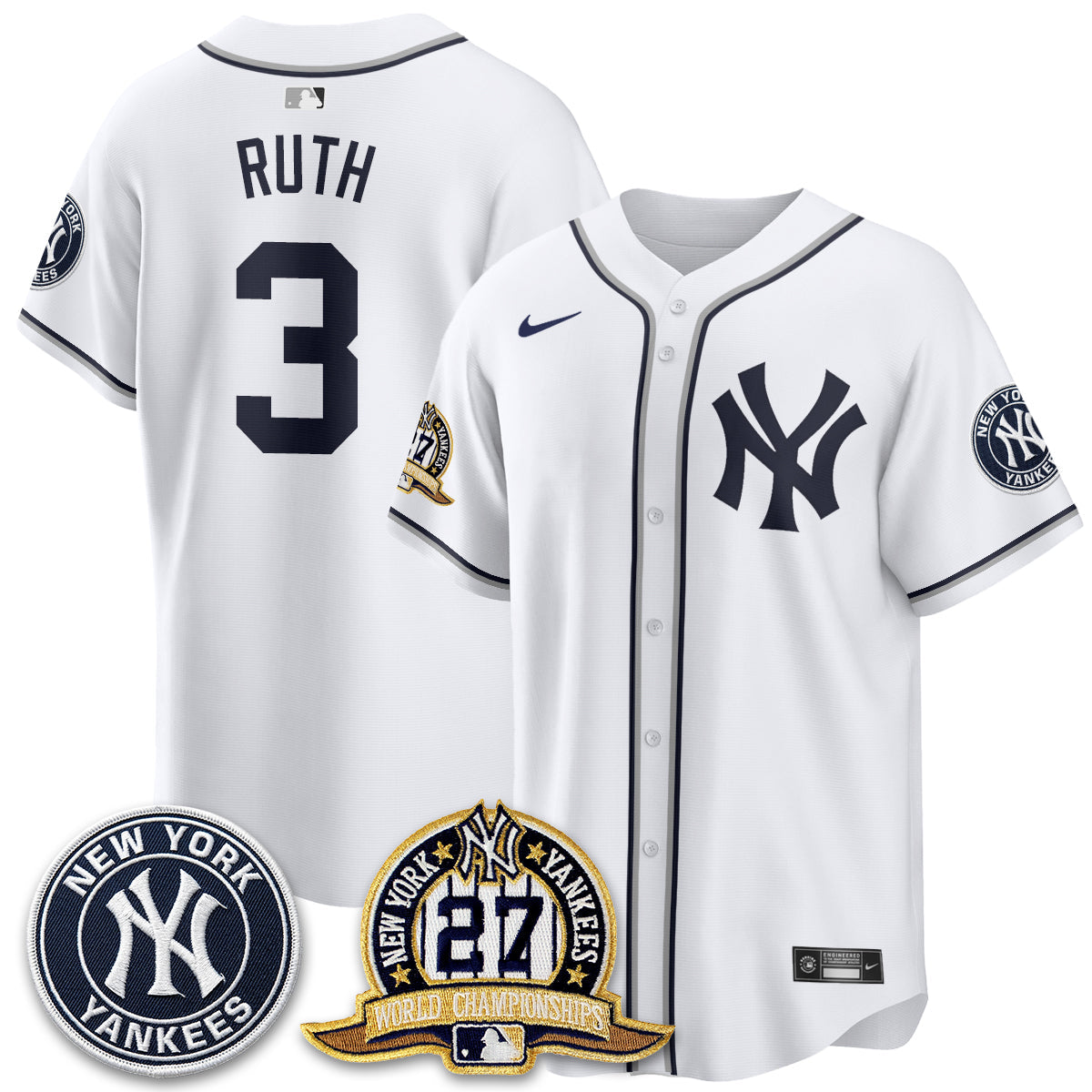 New York Yankees 2026 Black Out Style Vapor Limited Jersey - Stitched