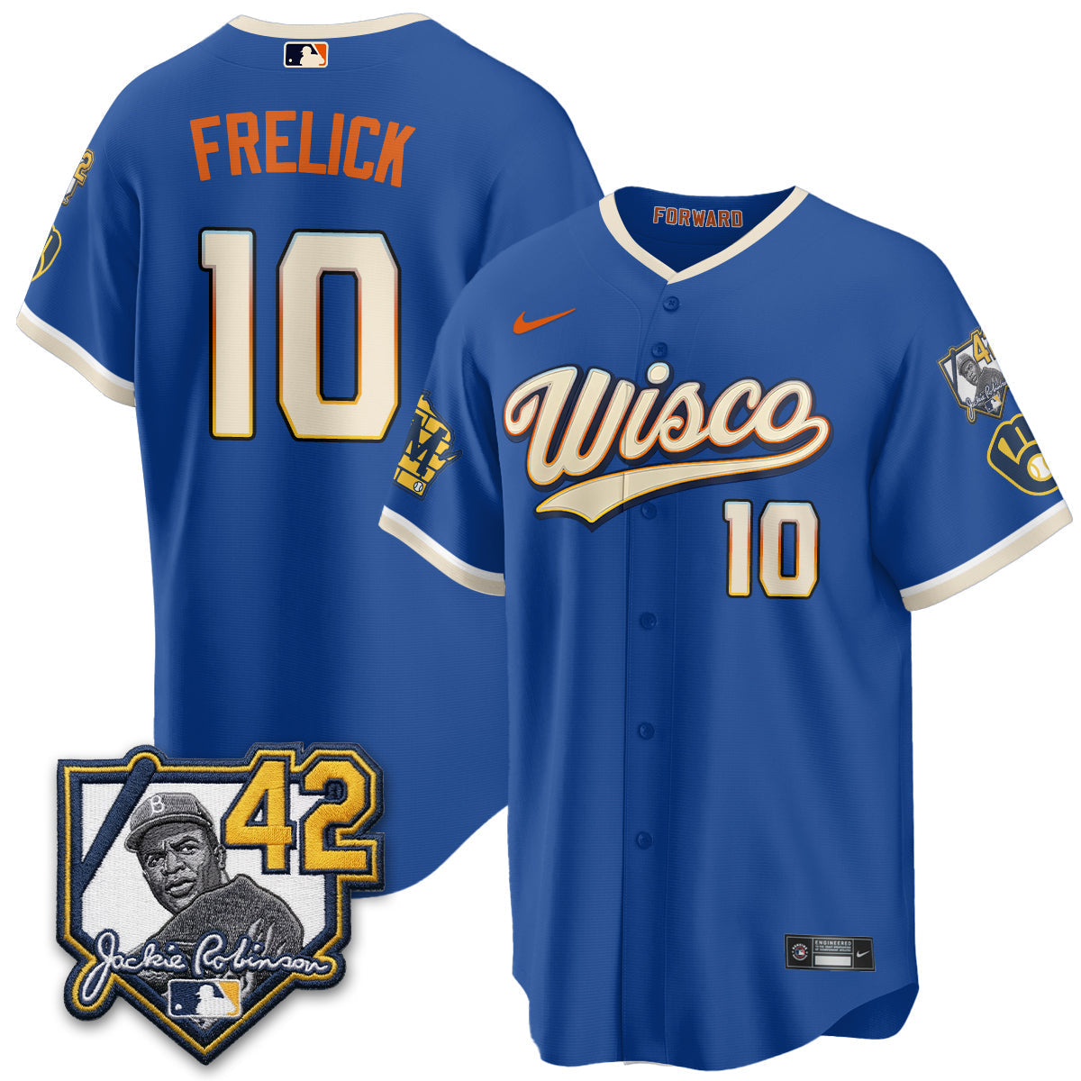 Milwaukee Brewers 2026 New Era Vapor Limited Jersey - Stitched-Cuztomshoes