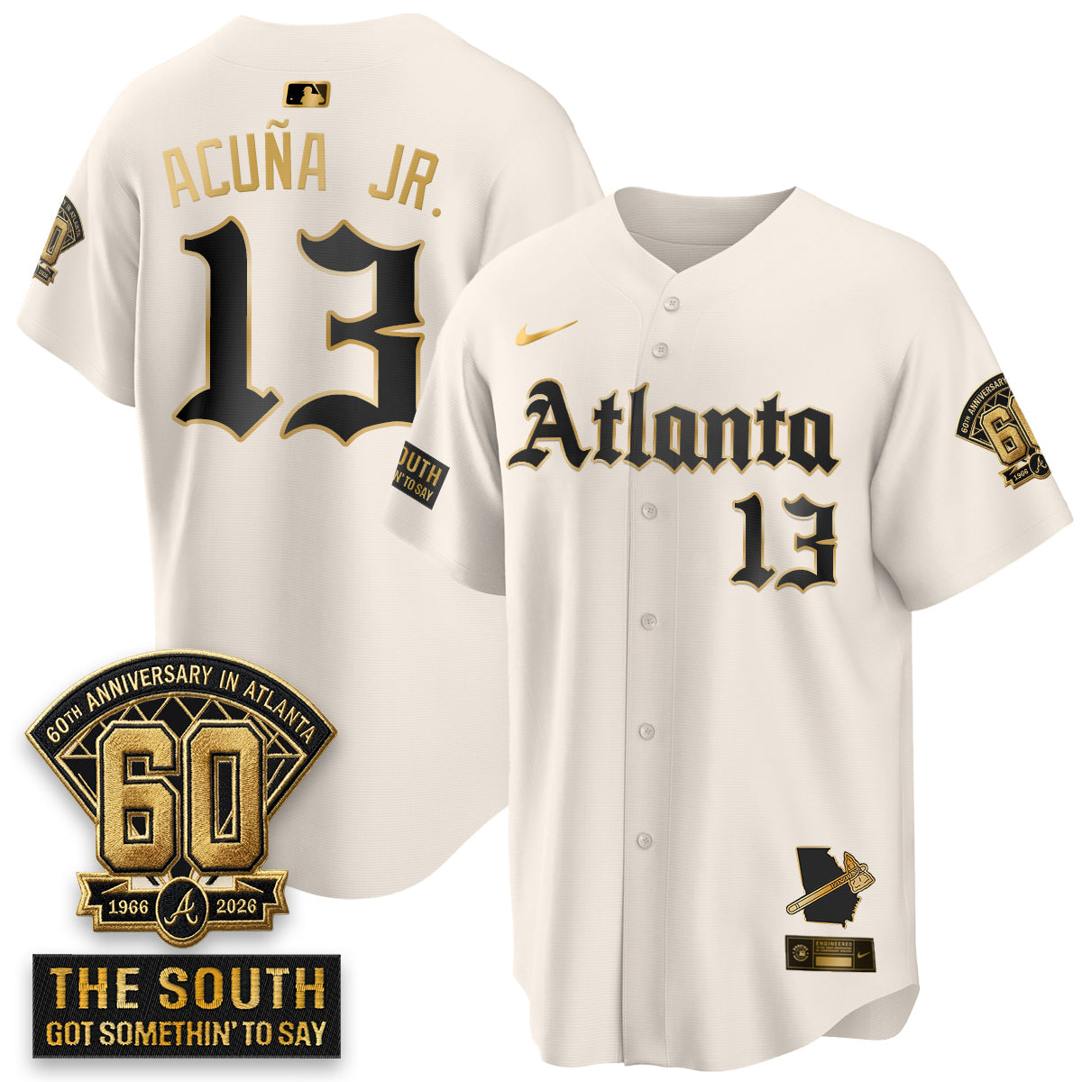 Atlanta Braves 2026 Gothic Edition Vapor Limited Jersey - Stitched V2