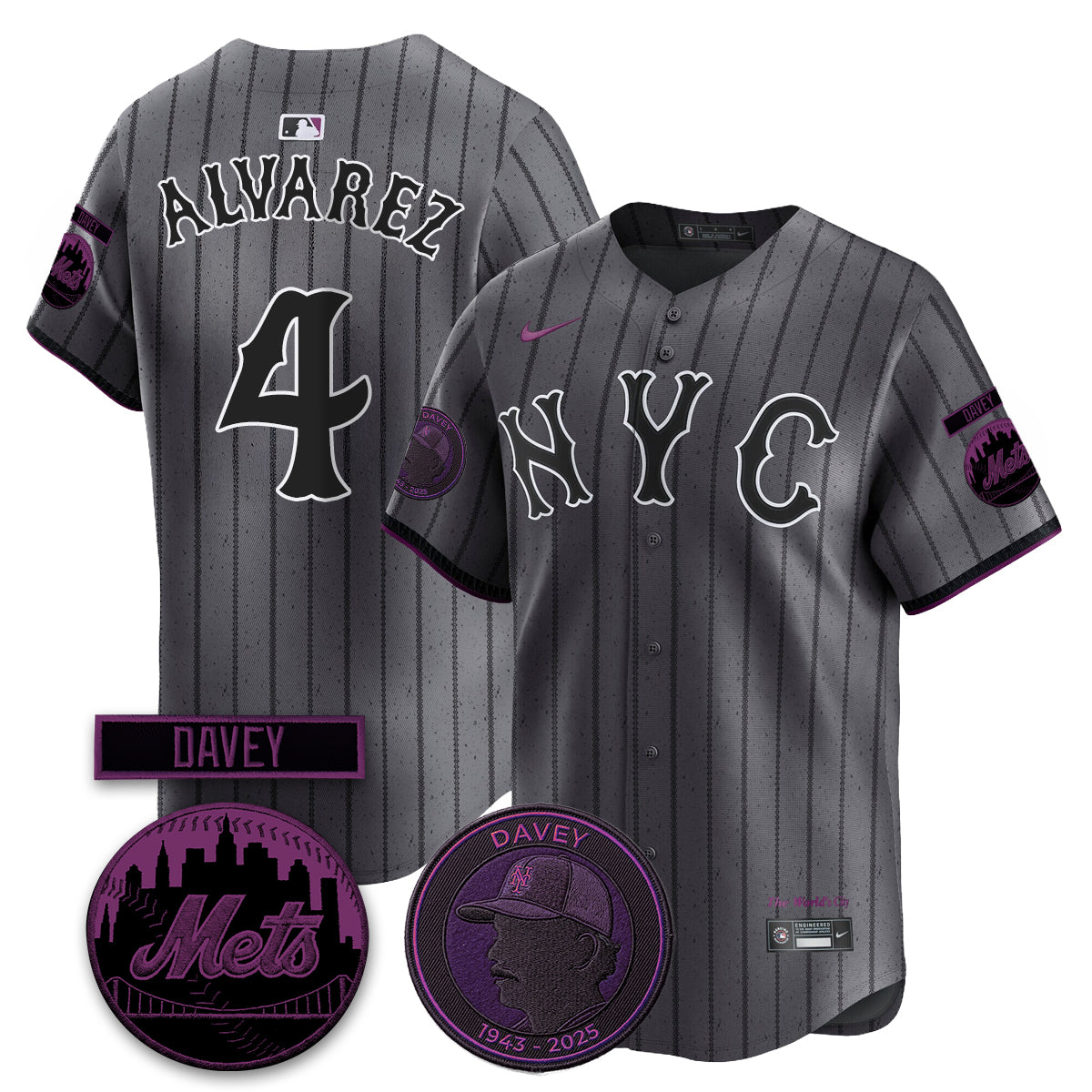 New York Mets 2026 Davey Johnson In Memoriam Vapor Limited Jersey - Stitched-Cuztomshoes