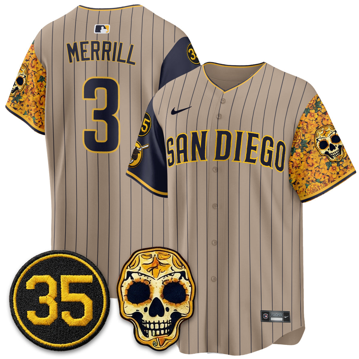 San Diego Padres 2026 City Connect - Remembering Randy Jones Vapor Limited Jersey - Stitched