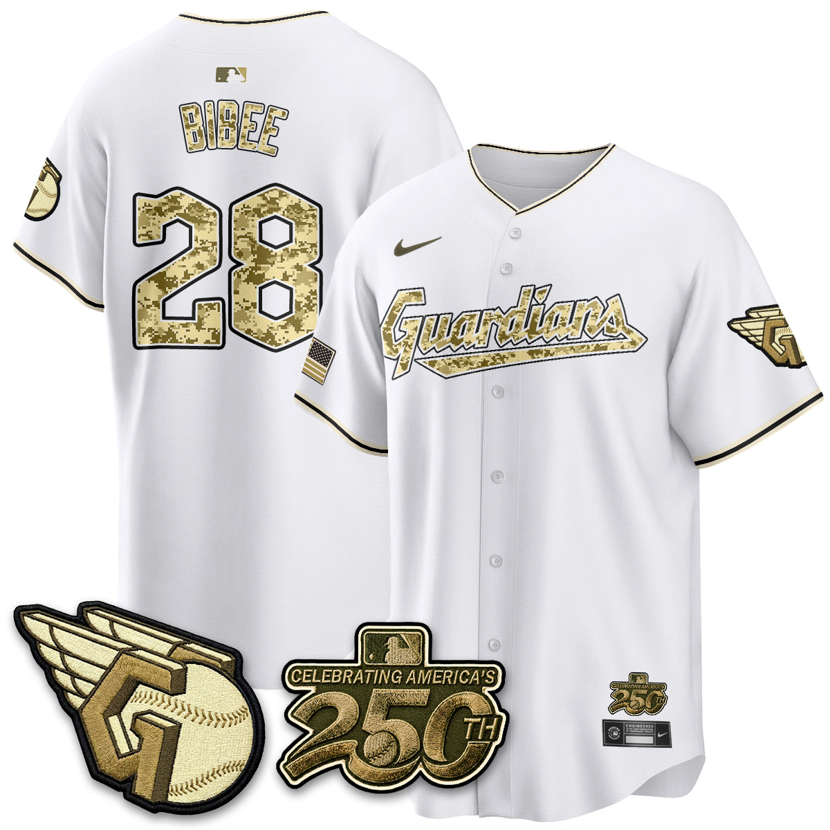 Cleveland Guardians Salute to Service 2026 Vapor Limited Jersey - Stitched