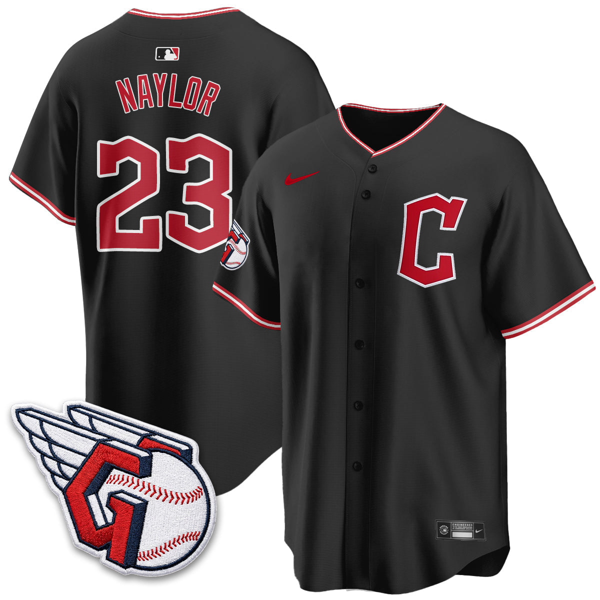 Cleveland Guardians 2026 Black Out Style Limited Vapor Jersey - Stitched