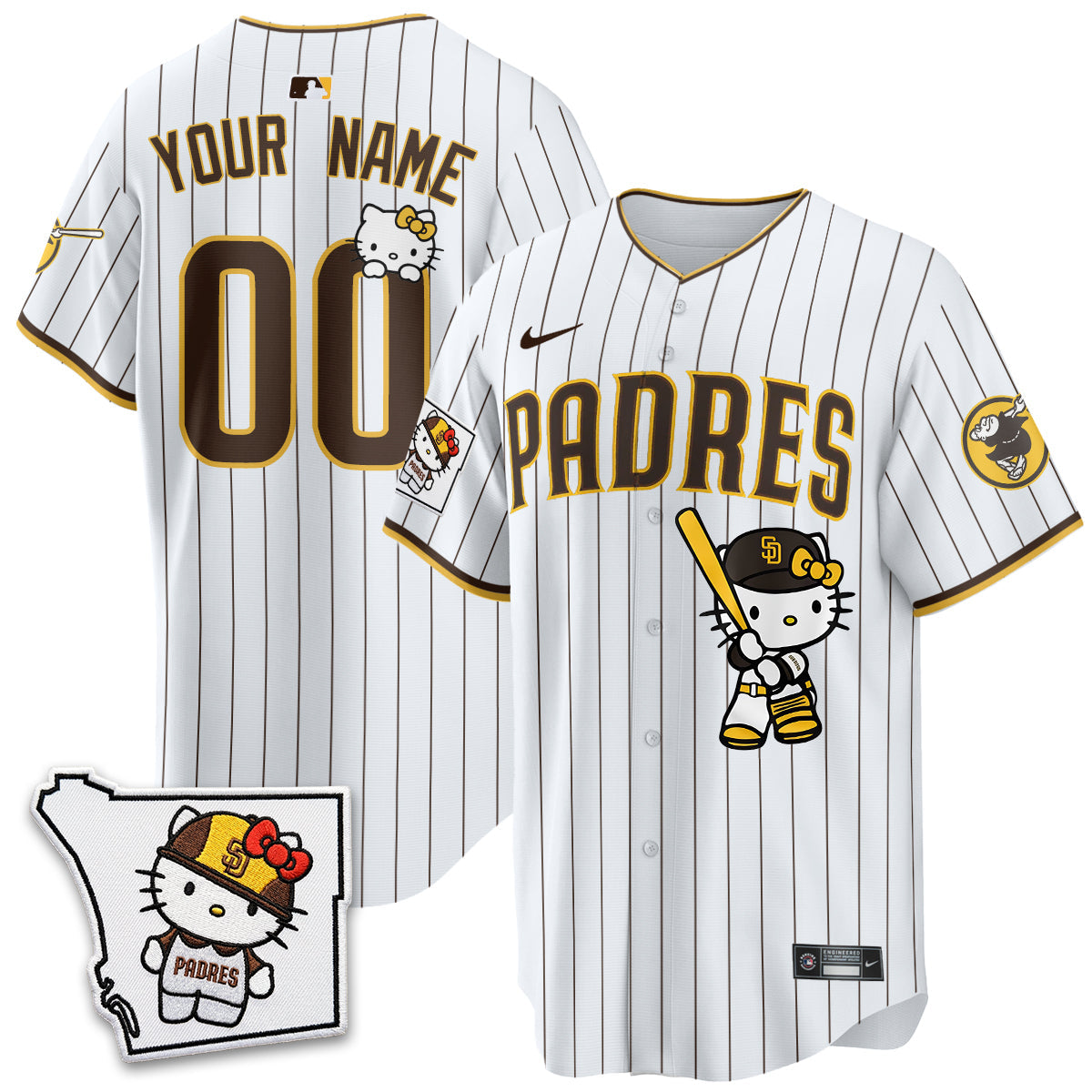 San Diego Padres x Meow KT Vapor Limited Custom Jersey - Stitched V2
